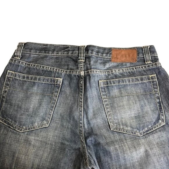 Final Sale! Converse Men's Jeans 32 x 30 blue medium wash Greenwich straight 100 - Picture 6 of 9